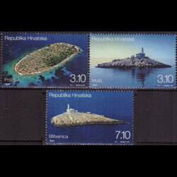 CROATIA 2011 - Scott# 811-3 Lighthouses Set of 3 NH