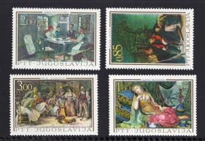 Yugoslavia   #895-899  1967  MNH  paintings