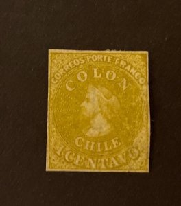 Chile #11, mint LH, VF, Scott $67.50