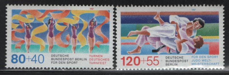 GERMANY, 9NB243-9NB244, MNH, 1987, SPORTS CHAMPIONSHIPS TYPE