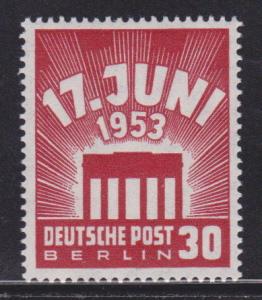 Berlin 9N100 VF-XF-NH nice color cv $ 33 ! see pic !