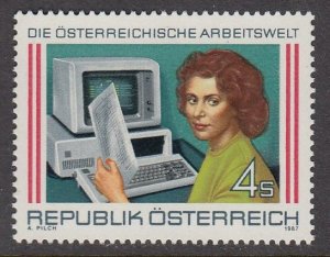 Austria 1377 Office Workers mnh