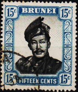 Brunei. 1952 15c. S.G.126 Fine Used