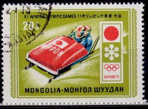 Mongolia, 1972, Winter Olympic Games - Sapporo, Japan, 20m, used