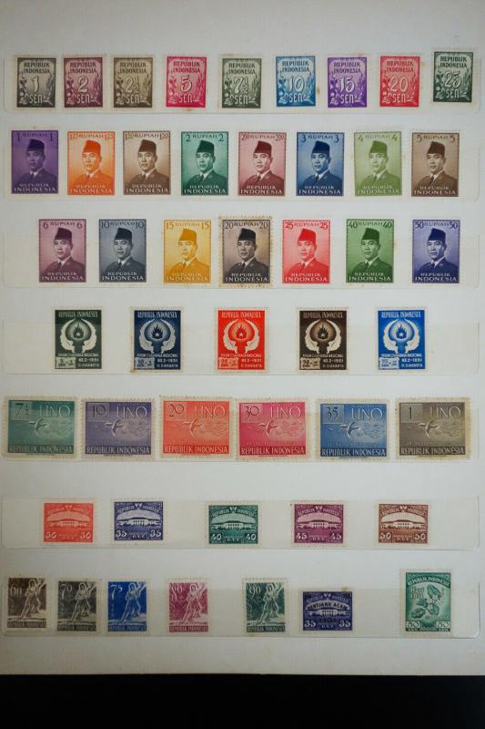 Indonesia Early Mint Stamp Collection