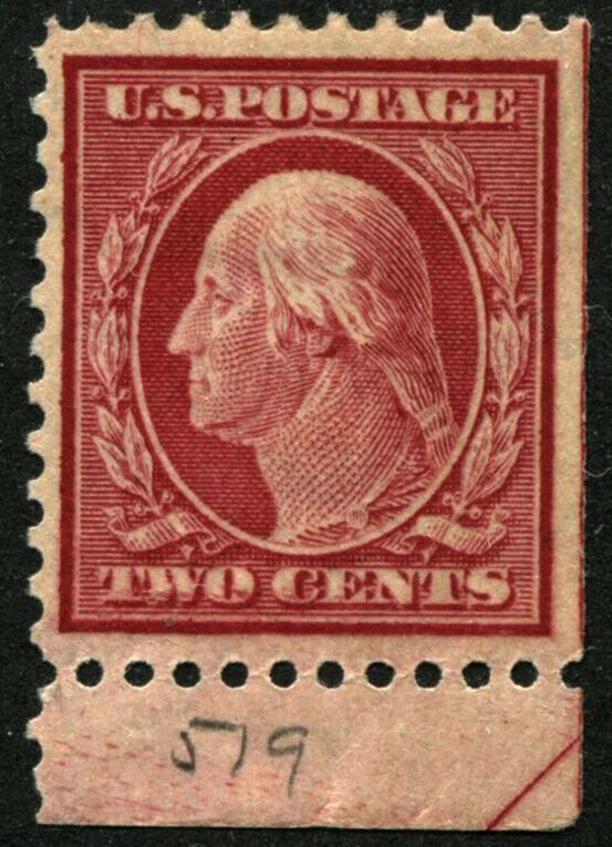 USA #519 Washington 2c Postage Stamp 1917 Mint LH VF OG