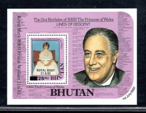 BHUTAN SC# 363 FVF/NH