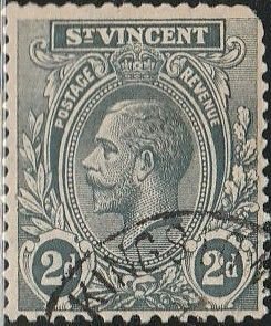 Saint Vincent, #106 Used  From 1913-17