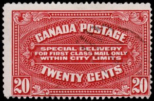 Canada Scott E2 (1922) Used F, CV $9.00 M