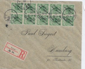 1900 Matupi, German New Guinea to Hamburg, Germany Registered (HS1305)