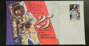 1994 25th Apollo 11 Moonlanding L Bernard Goldberg Hand Painted First Day Cover