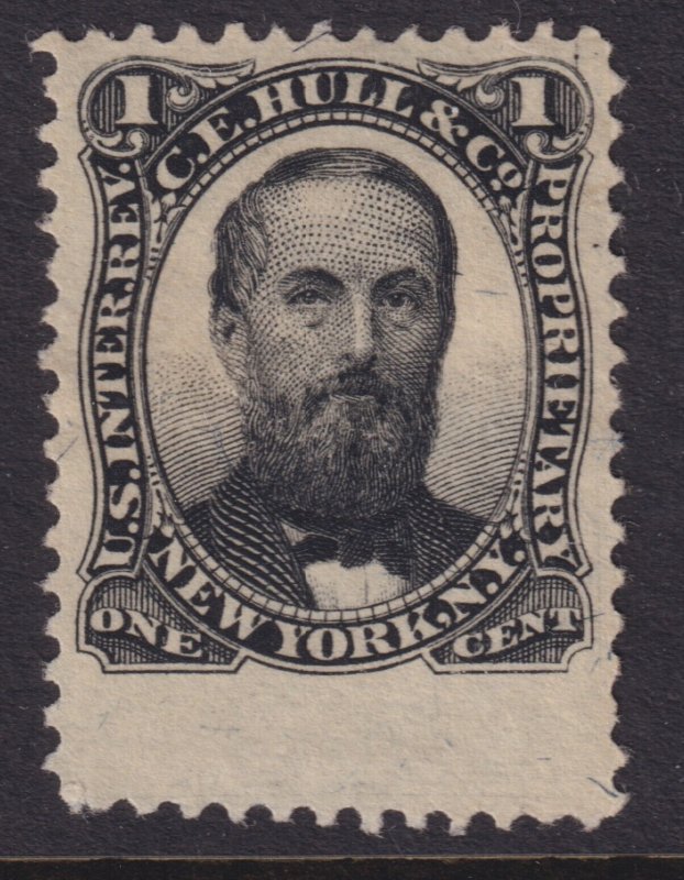 RS138b C.E. Hull & Co. Private Die Medicine. XF, sound, sheet margin. CV $6.25.