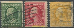 683983 USED ESTADOS UNIDOS 1908 FILIGRANA DE LAS LETRAS USPS