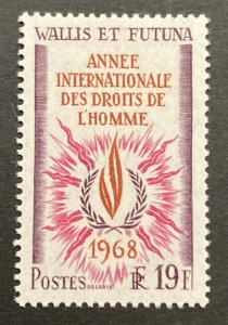 Wallis & Futuna 1968 #170, Human Rights, MNH.