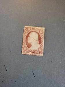Stamps US Scott #11 hinged