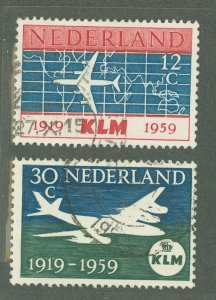 Netherlands #381-382  Single (Complete Set)