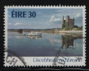 Ireland 1986 used Sc 664 30p Yachting on River Shannon Inland Waterways