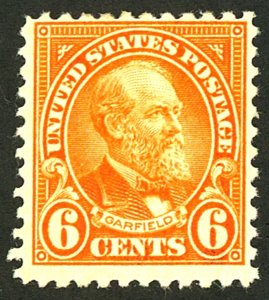 U.S. #558 MINT OG HR