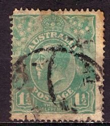 Australia; 1923: Sc. # 25:  Used Single Stamp