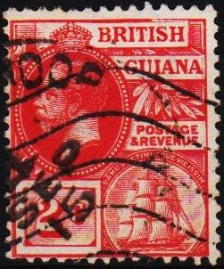 British Guiana.1913 2c S.G.260 Fine Used