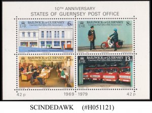 GUERNSEY - 1979 10th ANNIVERSARY OF STATES OF GUERNSEY POST OFFICE - MIN/SHT MNH