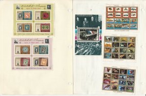 Ajman Stamp Collection on 13 Pages, Sports, Animals, Space, JFZ