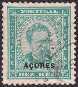 Azores 1884 Sc 46c used