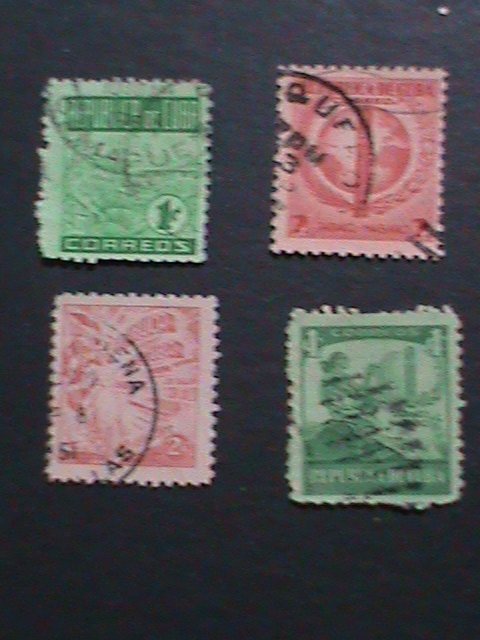 ​CUBA-VERY OLD CUBA CIGARS FACTORY STAMPS USED- VF WE SHIP TO WORLD WIDE.