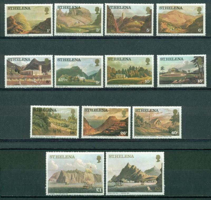 St. Helena Scott #298-310 MNH Views of St. Helena CV$9+