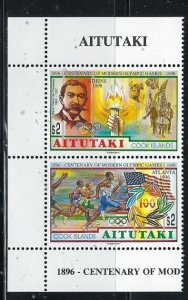 Aitutaki 519a MNH 1996 Olympics (an2539)