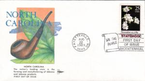 #2347 North Carolina Statehood Gillcraft FDC