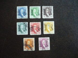 Stamps - Iraq - Scott# O55-O60,O62,O63 - Used Part Set of 8 Stamps