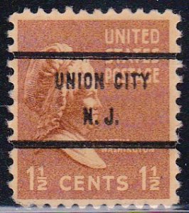 Precancel - Union City, NJ PSS 805-71 - Bureau Issue