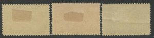 US Sc#614-616 1924 1-5c Huguenot-Walloon Complete Set OG Mint Hinged (Read)