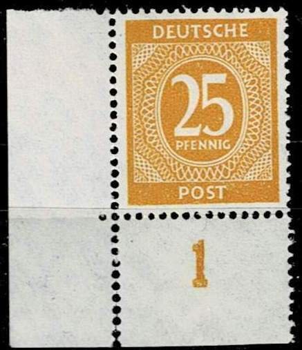 Germany 1946,Sc.#546 MNH, Plate Print, 1st Allied Control Council Issue