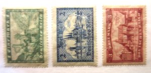 GERMANY, Scott: 337, 338, 339, MINT HINGED, Lot32, Cat: $42