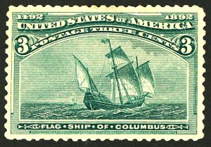 U.S. #232 MINT OG HR