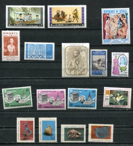 Worldwide 16 stamps MNH 9541