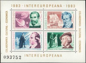 Romania #3135-3136, Complete Set(2), 1983, Never Hinged