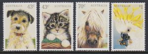 1222-25 1991 Pets MNH