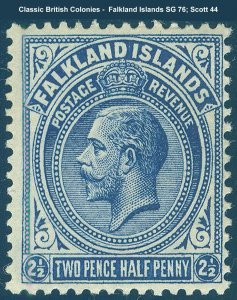 Falkland Islands Scott 44, SG 76 - LH