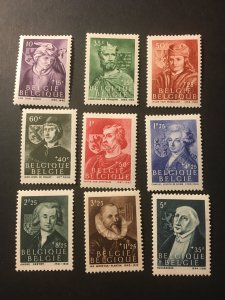 Belgium sc B376-B384 MLH comp set