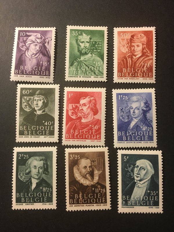 Belgium sc B376-B384 MLH comp set
