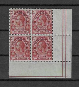 TURKS & CAICOS 1922/6 SG 174 MNH Cat £100