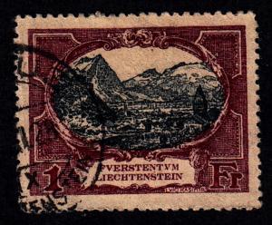 Liechtenstein, #69, used, CV$45.00