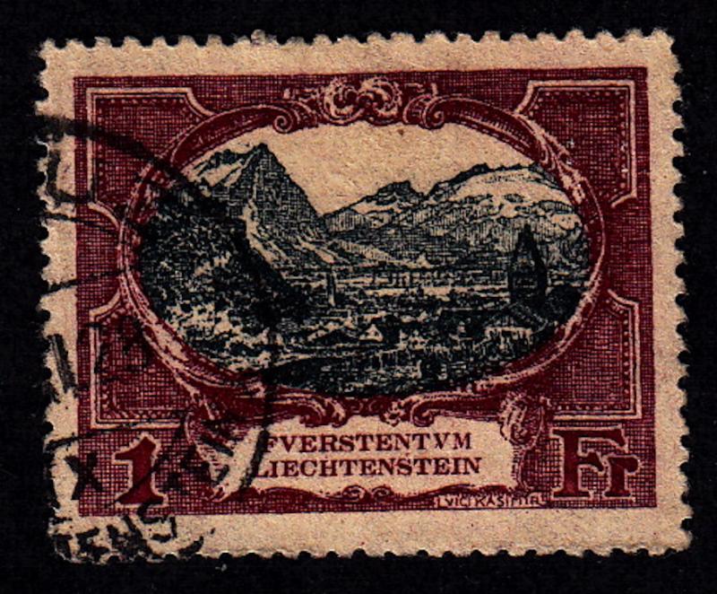 Liechtenstein, #69, used, CV$45.00