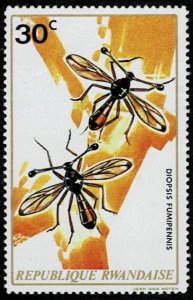 Rwanda 1973 Insects MNH