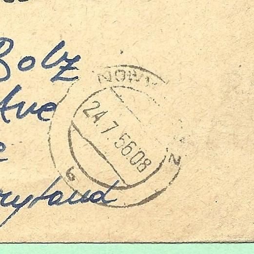 9/2/1956 cover Poland Warsaw 1st World Chess Deaf Championship Bolz Lutherville