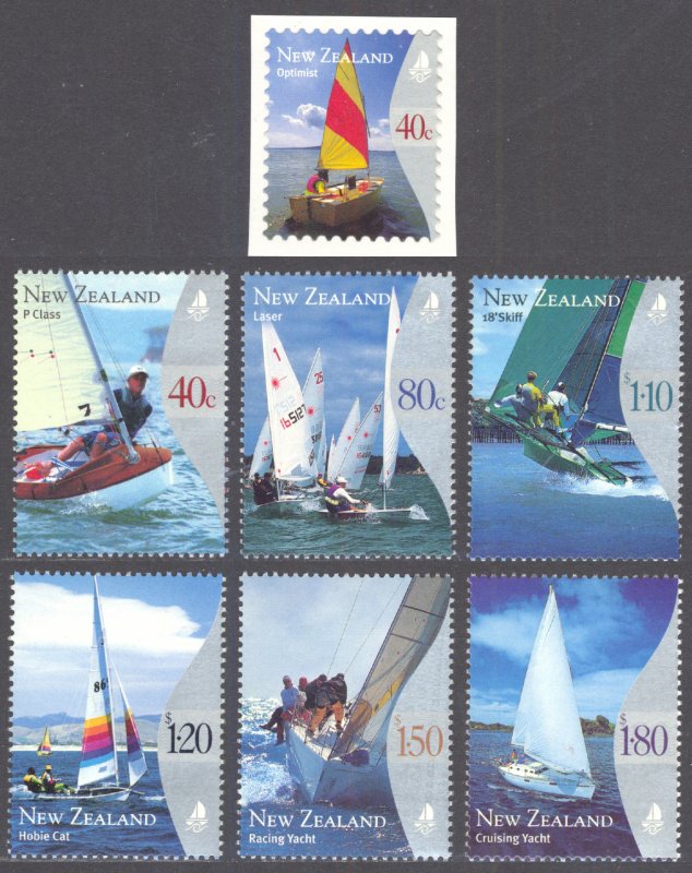 New Zealand 1999 Scott #1615-1621 Mint Never Hinged