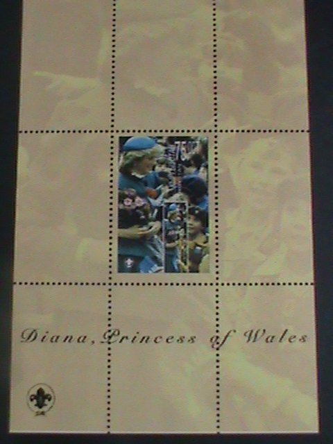 KYRGYZSTAN-DIANA-PRINCESS OF WALES- ALWAYS REMEMBER MNH S/S -VERY FINE